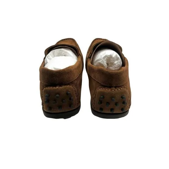 Jack Erwin Decker Driving Loafer Suede Chestnut Men’s Size 8