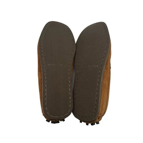 Jack Erwin Decker Driving Loafer Suede Chestnut Men’s Size 8
