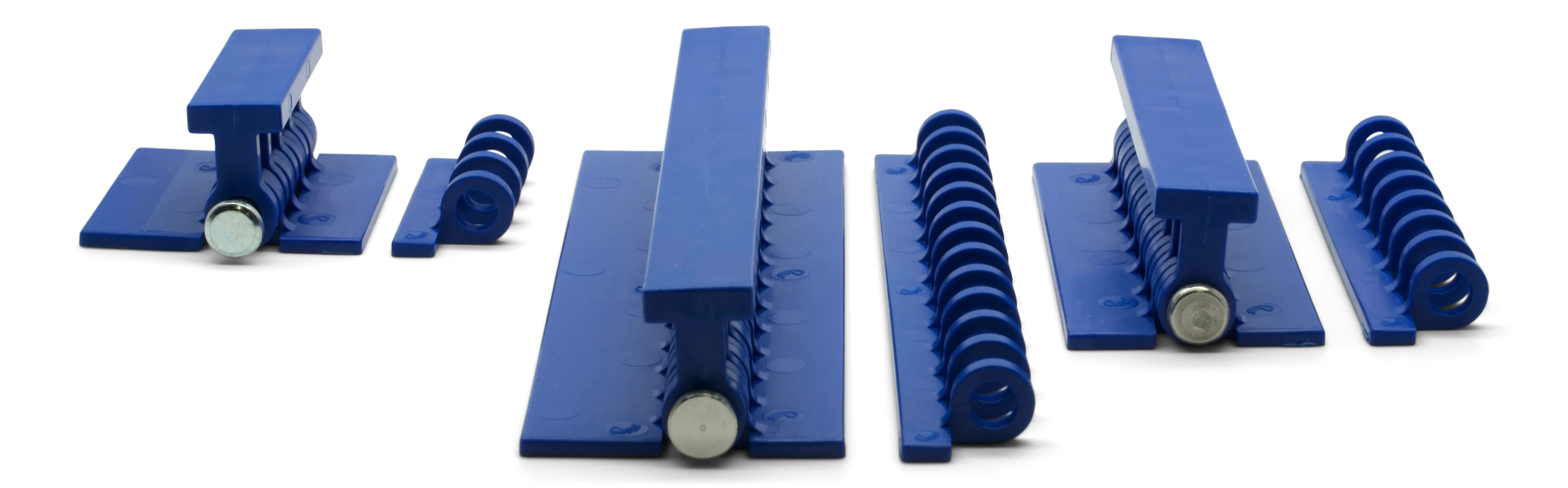 KECO 90 mm (3.50 in) Blue Flexible Hinge Tab Set