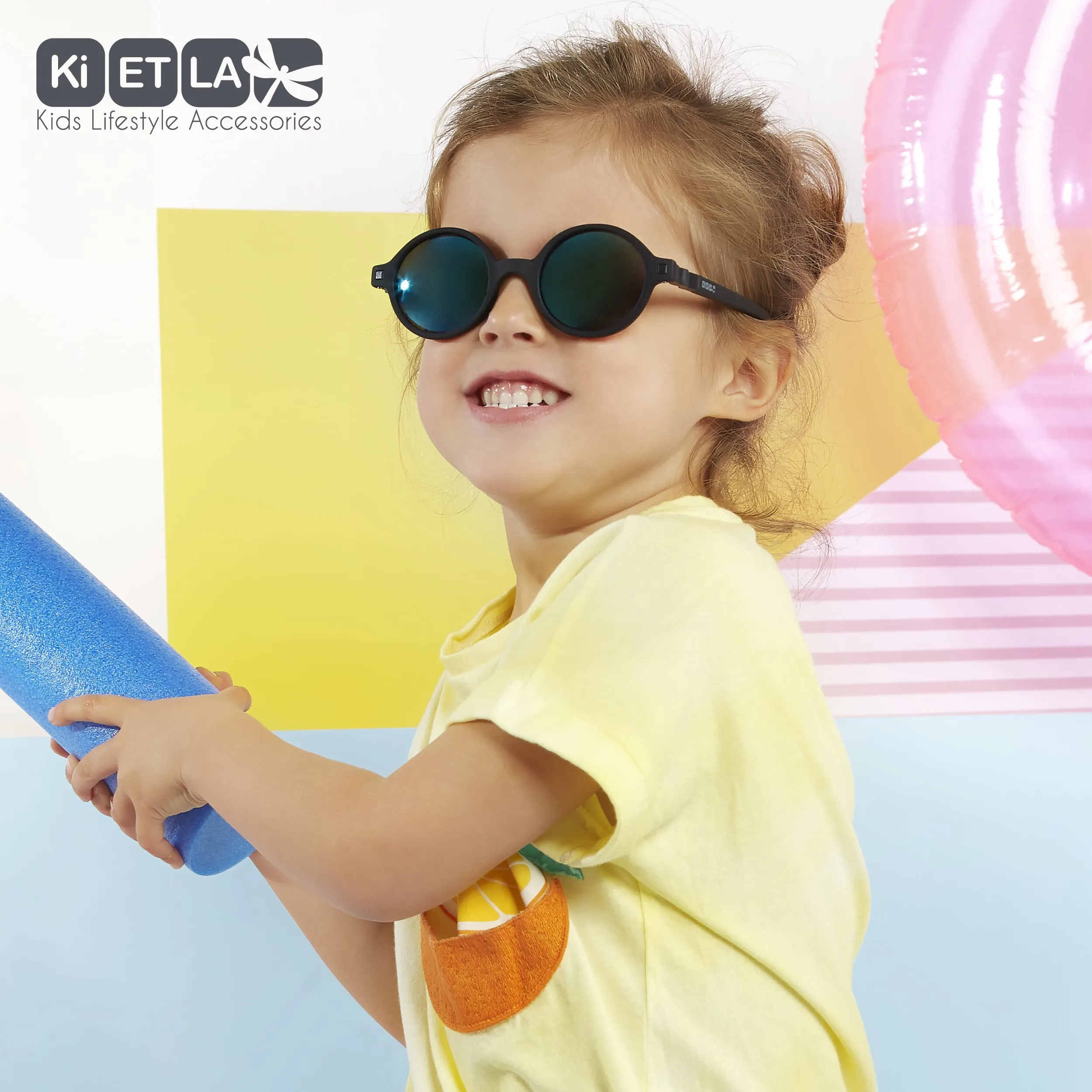 Ki ET LA Sunglasses 9-12 years old ROZZ - Black