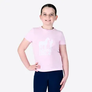 Kids Tilly Tee - Pink Tulle/Horse Girl