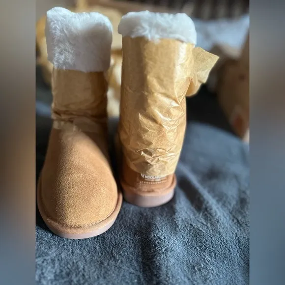Koolaburra By UGG Aubrei Short Boot - Kids' - Chestnut - Size 5