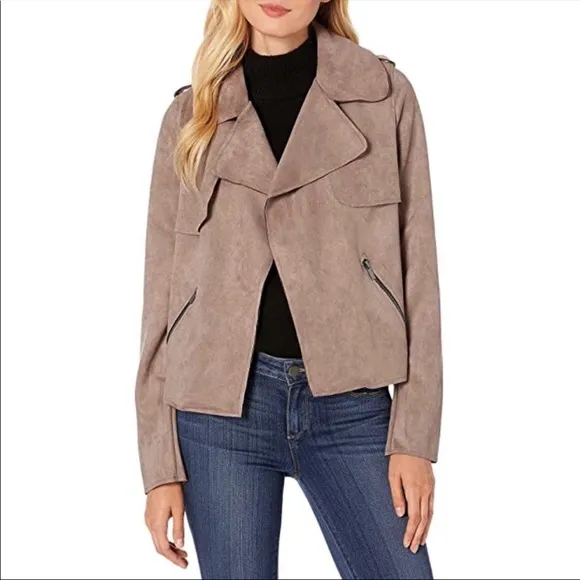 Kut from the Kloth Jacee Suede Moto Jacket S