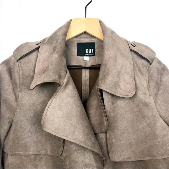 Kut from the Kloth Jacee Suede Moto Jacket S