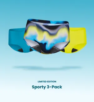 Leakproof UltraThin No-Show Underwear Boyshort 3-Pack