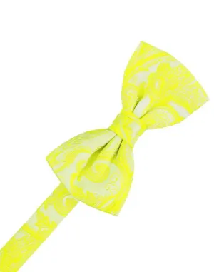 Lemon Tapestry Kids Bow Tie