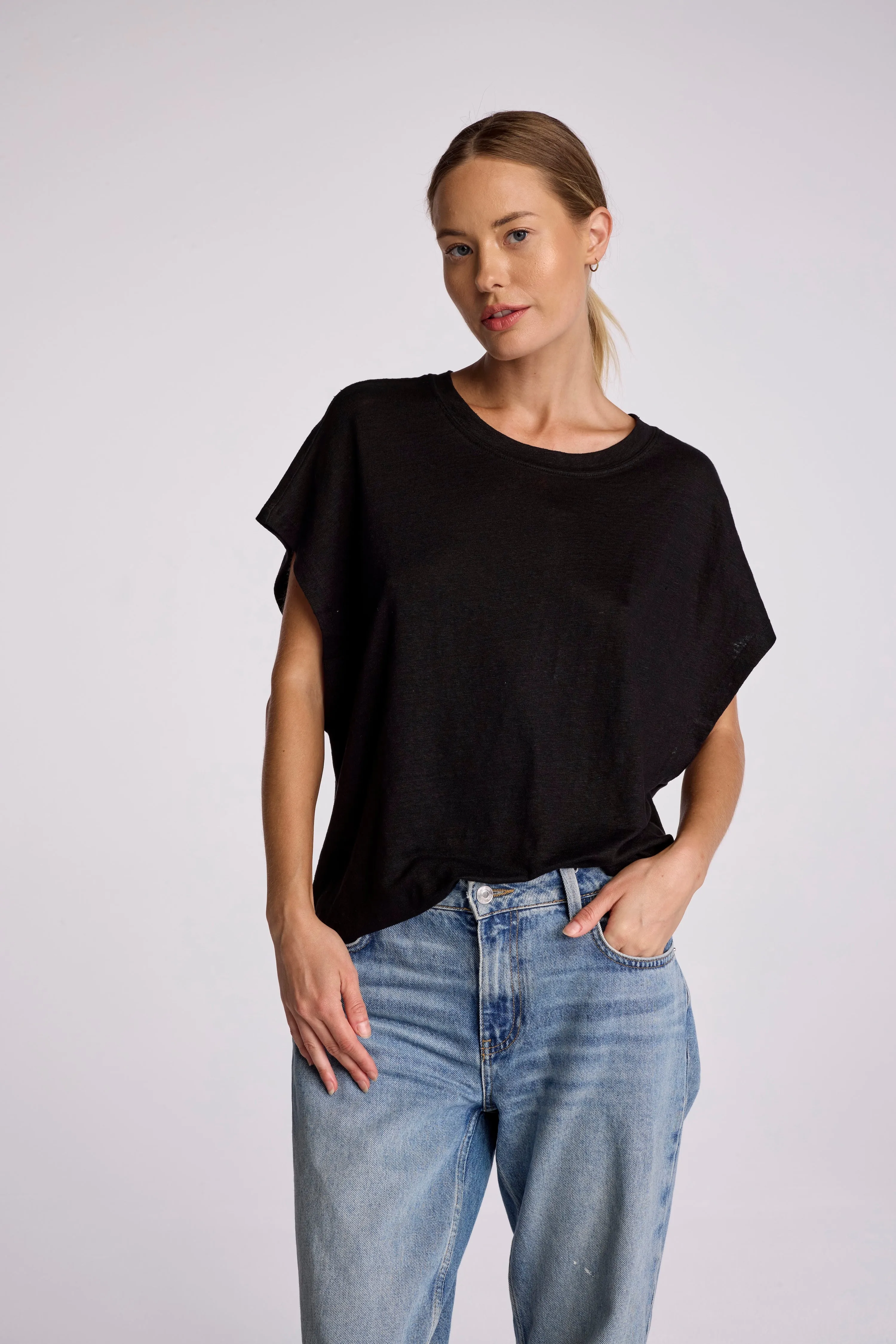 LINEN ROXY TEE