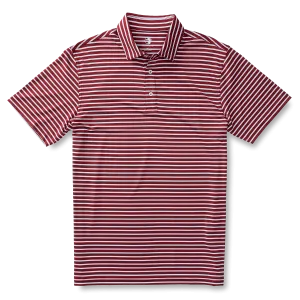 Long Drive Stripe Performance Polo