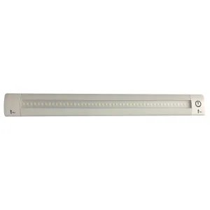 Lunasea 12" Adjustable Linear LED Light w/Built-In Touch Dimmer Switch - Cool White [LLB-32KC-01-00]