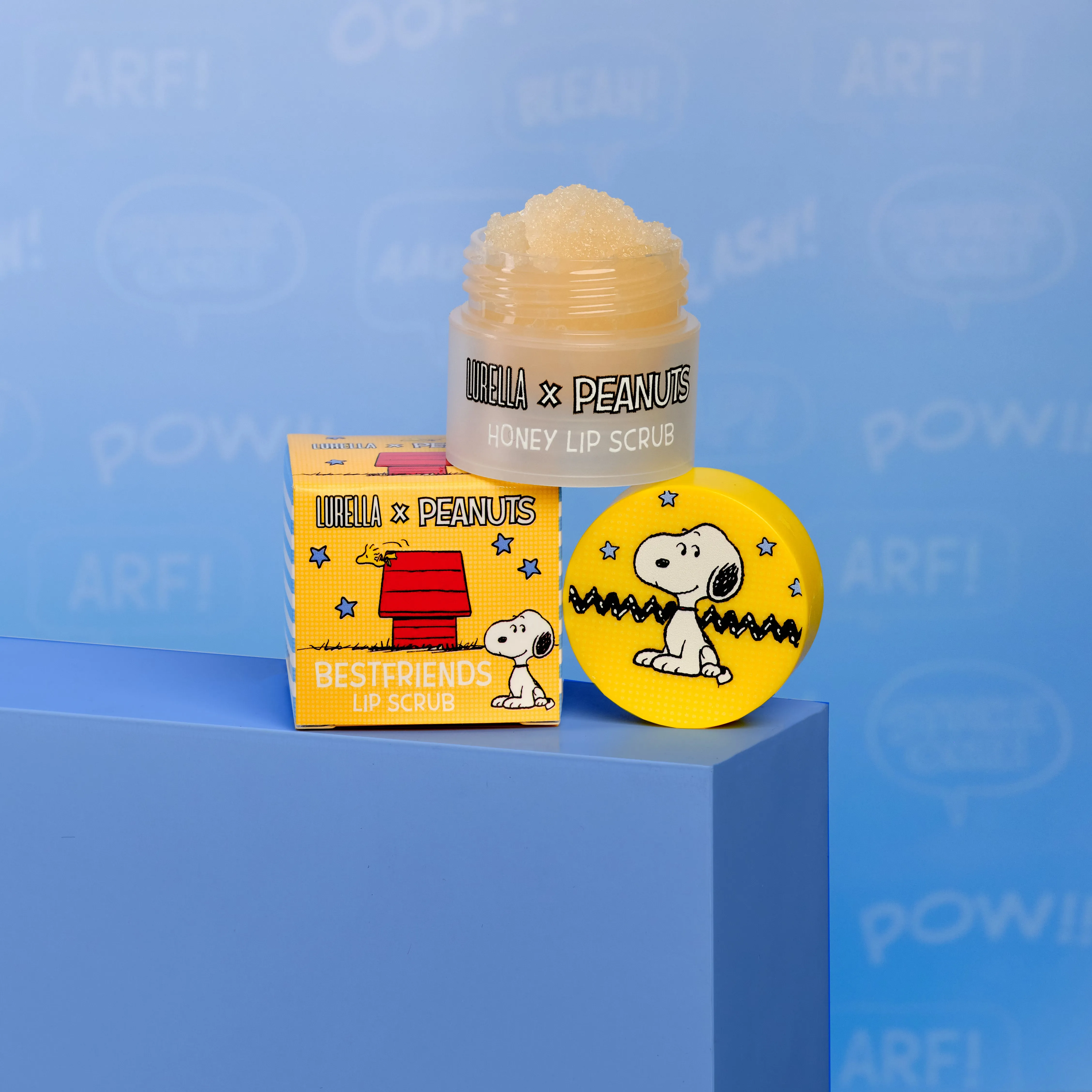 Lurella x Peanuts Running Late & Best friends  Lip Scrub