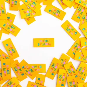 Made by Mom Woven Labels - Sewing Woven Clothing Tags