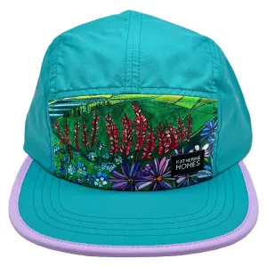 Maroon Bells | Running   Travel Hat | Teal and Lilac