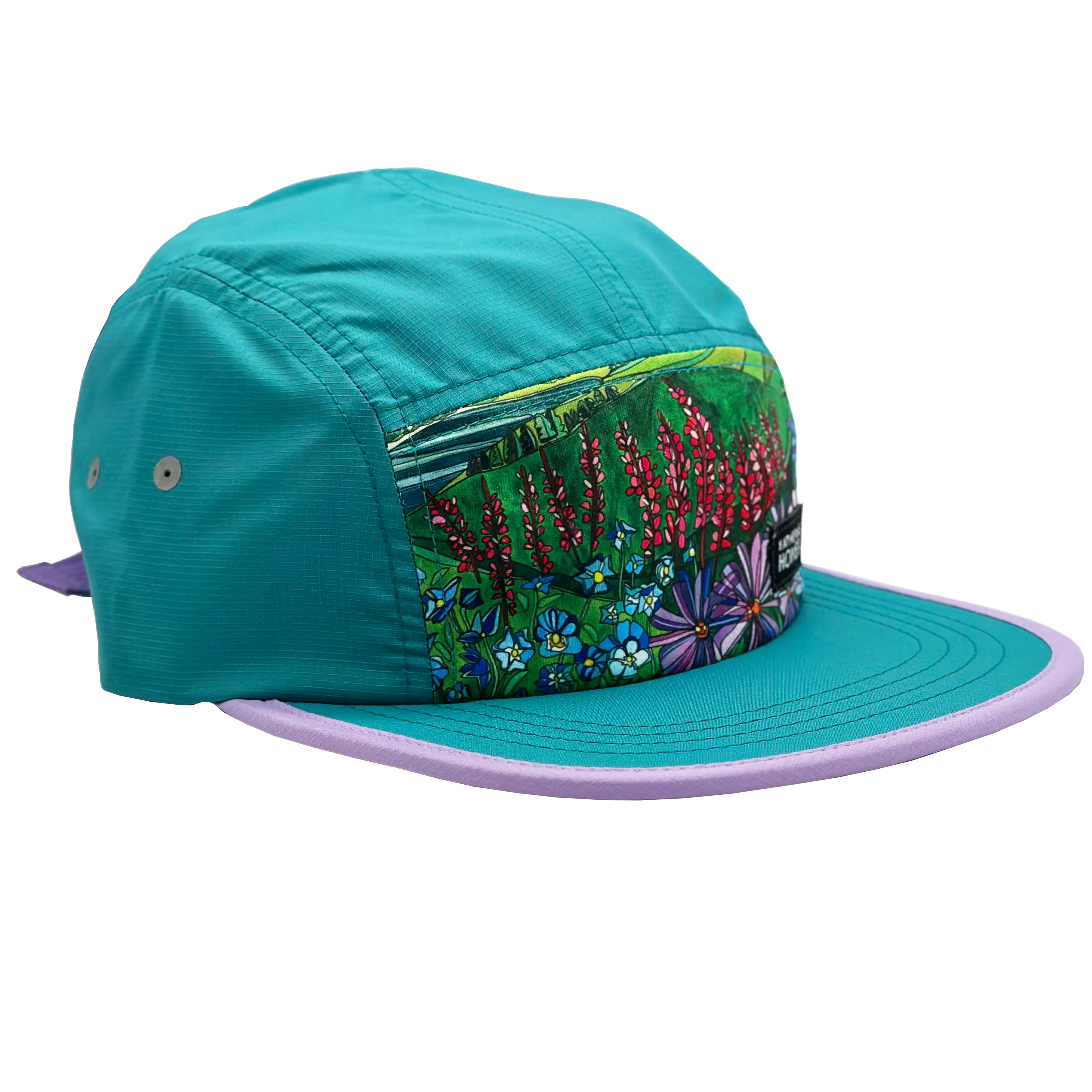 Maroon Bells | Running   Travel Hat | Teal and Lilac