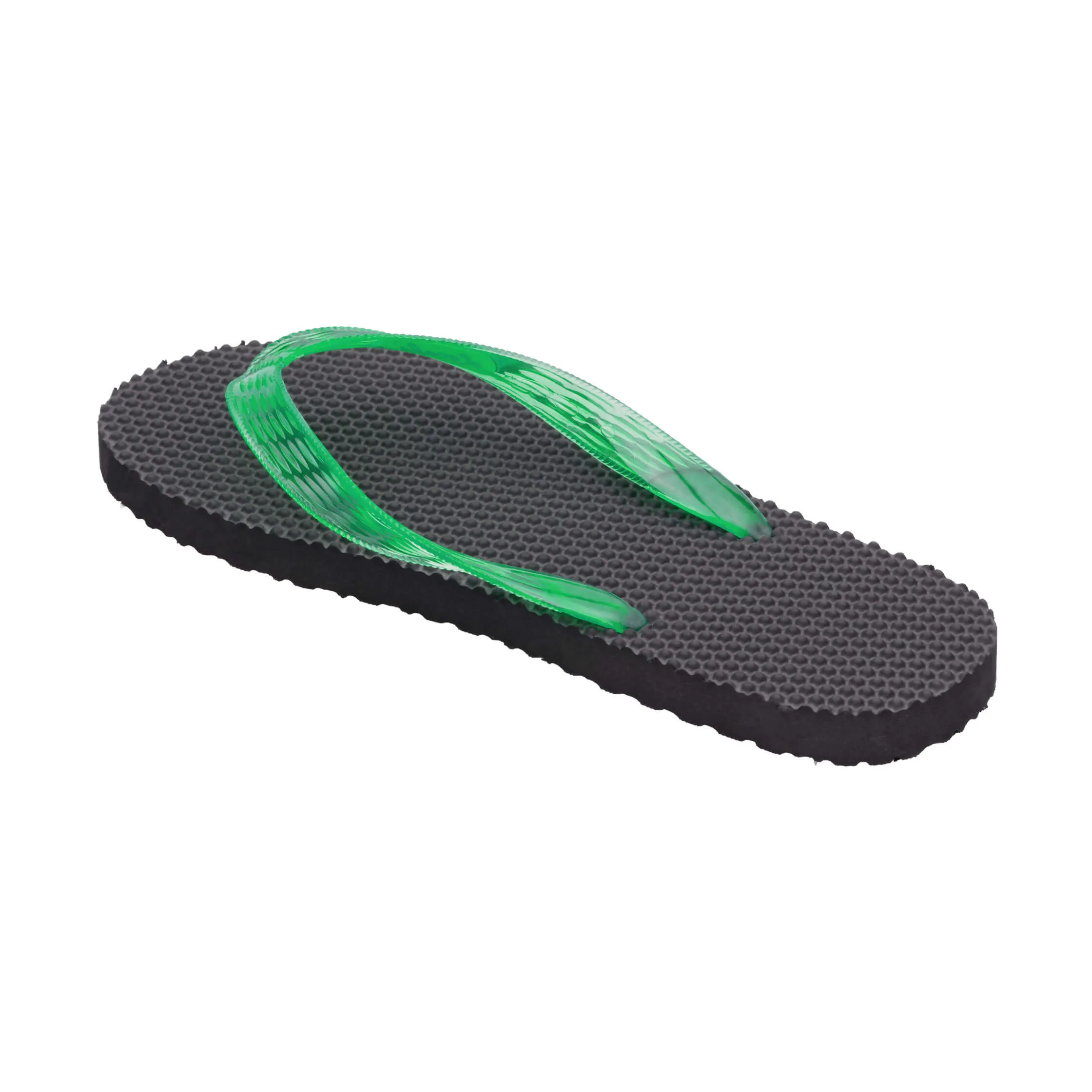 Massage Men's Translucent Green Strap Slippah