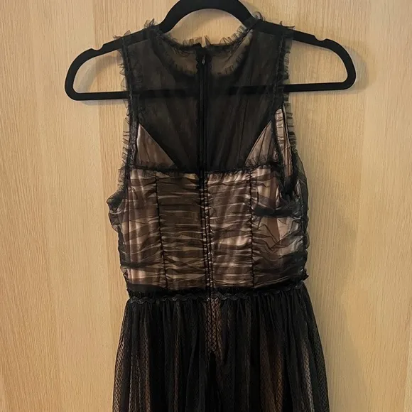 Max Studio Women's Illusion Mesh Sleeveless Dress 4