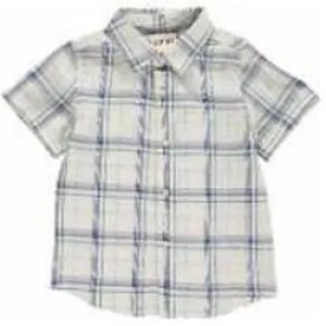 Me & Henry Blue Plaid Woven Shirt