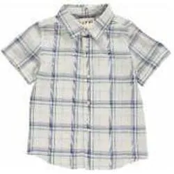 Me & Henry Blue Plaid Woven Shirt