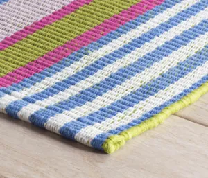 Mellie Stripe Woven Cotton Rug