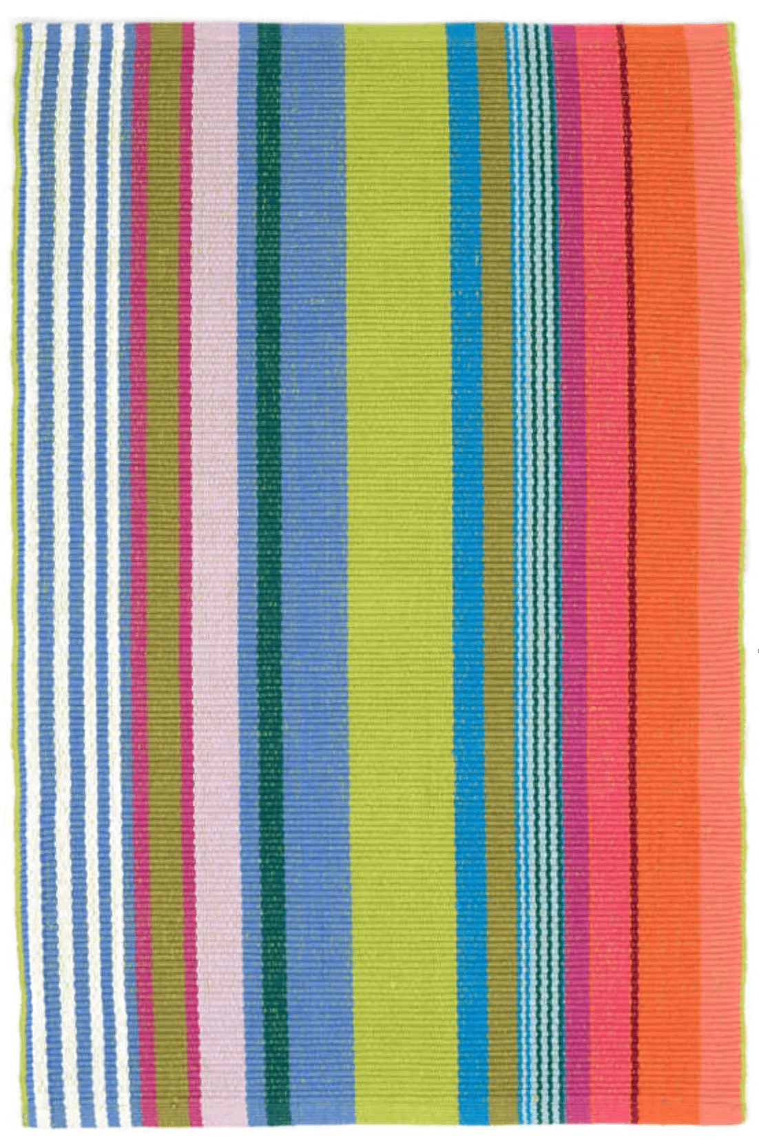 Mellie Stripe Woven Cotton Rug