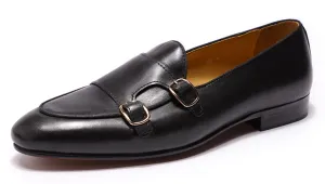 Men's Dress Formal Monk Strap Penny Loafers