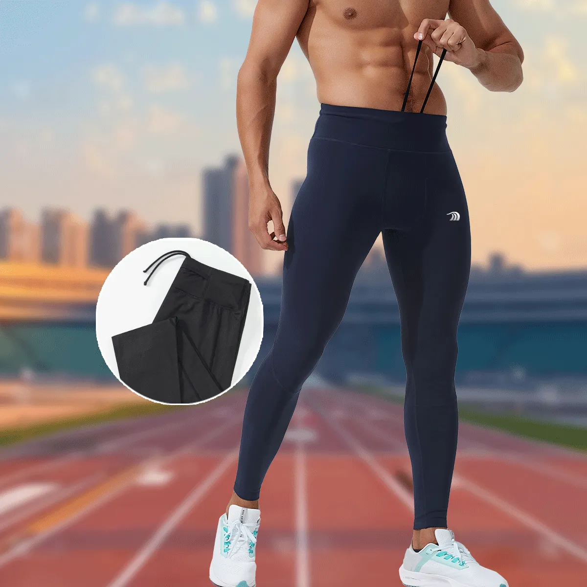 Men’s Fleece Compression Leggings