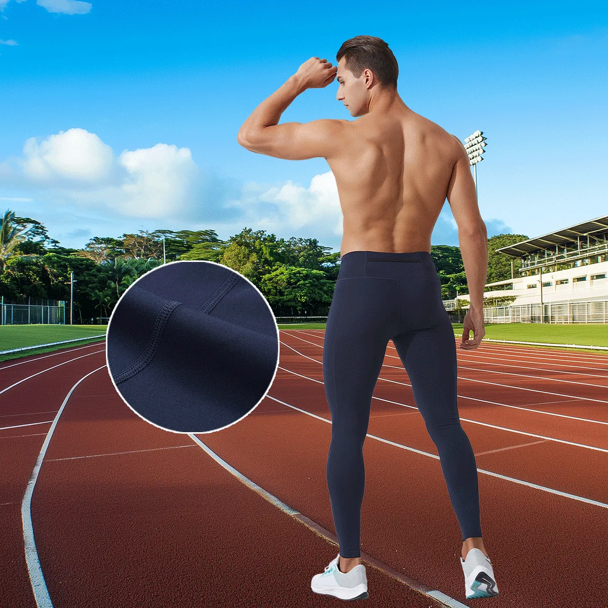 Men’s Fleece Compression Leggings