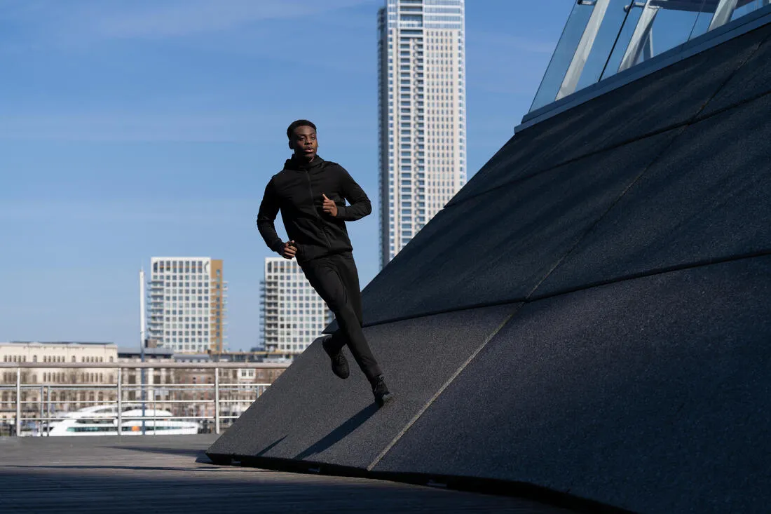 Men's KIPRUN Run 100 Warm Running Trousers