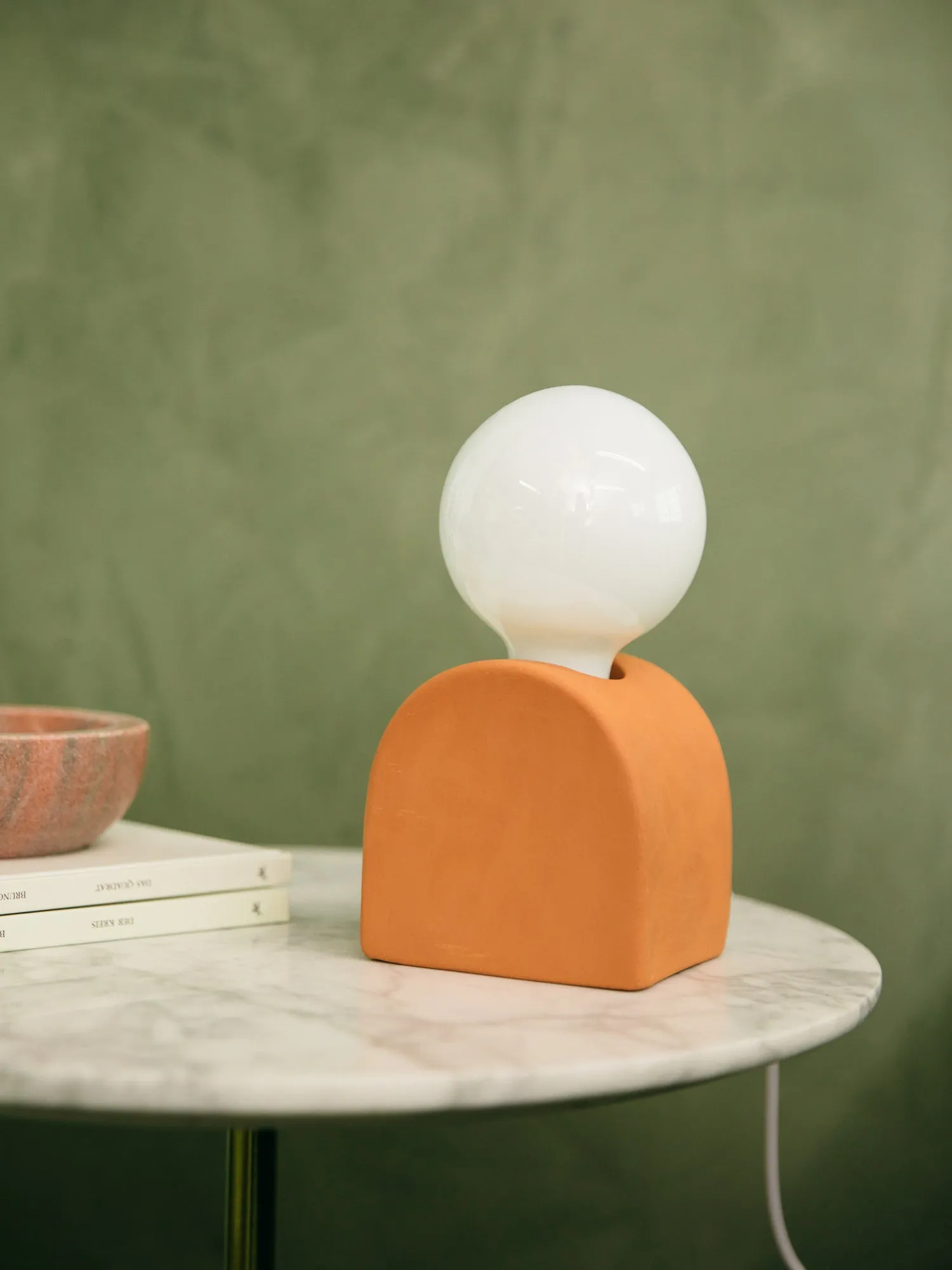 Mima Table Lamp, Terracotta
