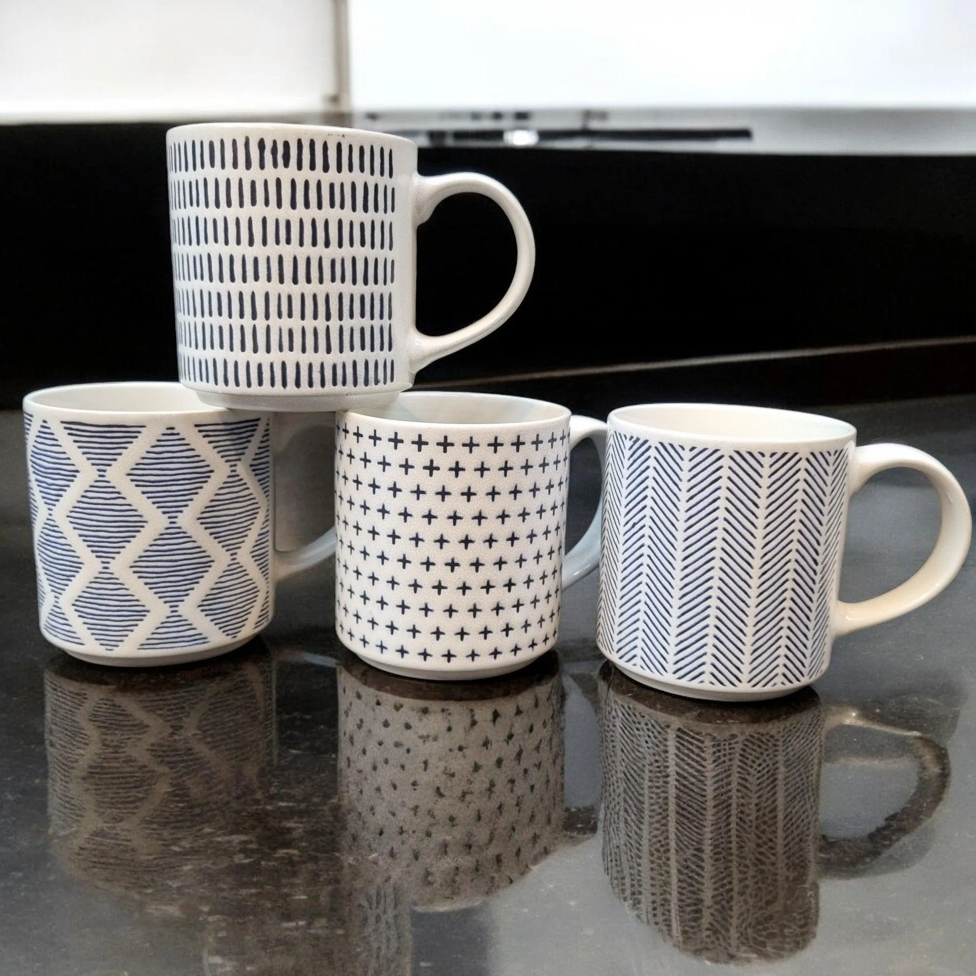 Mono Geometric Pattern Series - 350ml