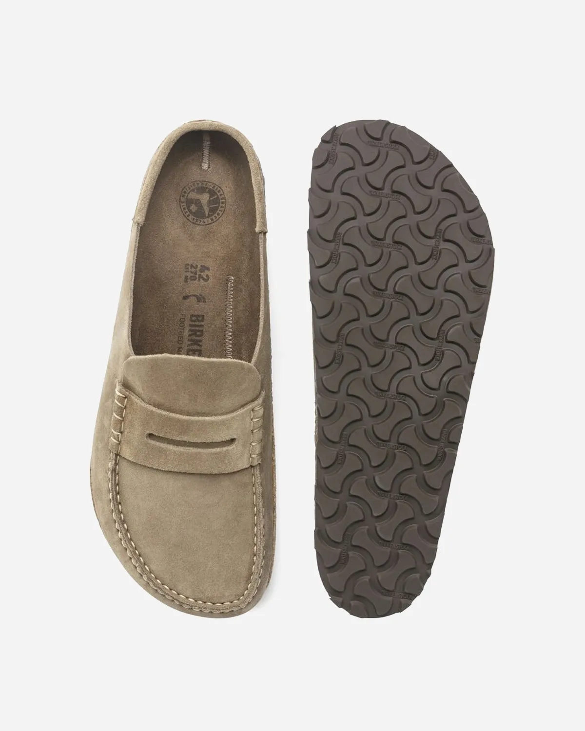 Naples Suede Leather Regular - Taupe