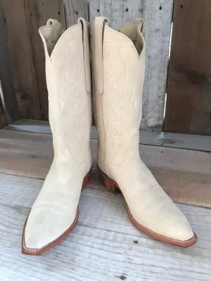 Natural French   Suede Tres Outlaws Men's Classic Boot 3786@
