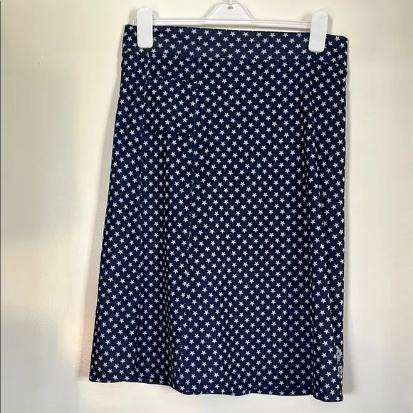 Navy Blue Star Pattern Running Skirt