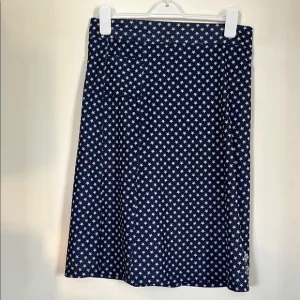 Navy Blue Star Pattern Running Skirt