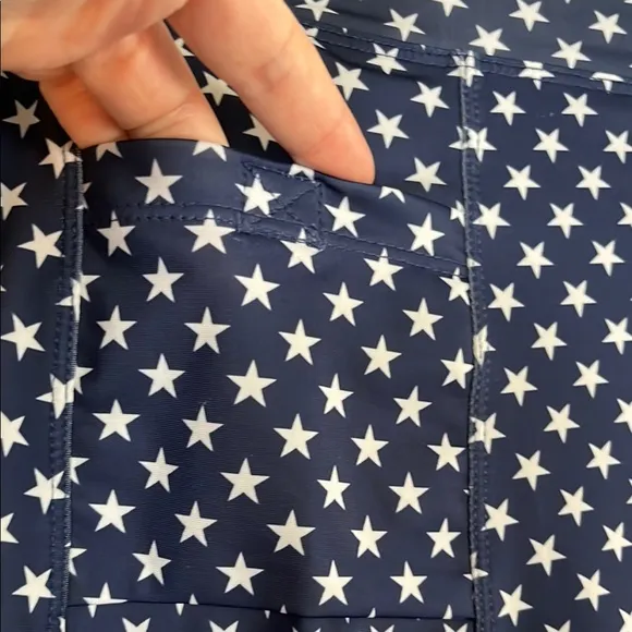 Navy Blue Star Pattern Running Skirt