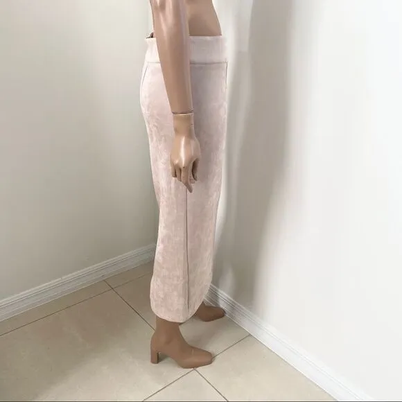 NEW B X Runway Rhythm suede skirt dusty pink L