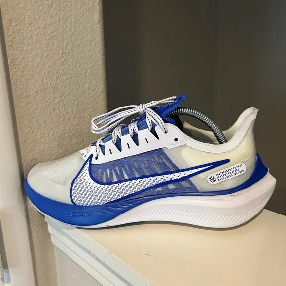 Nike Zoom Gravity Running Shoes Men’s Size 9.5 White Racer Blue BQ3202-100
