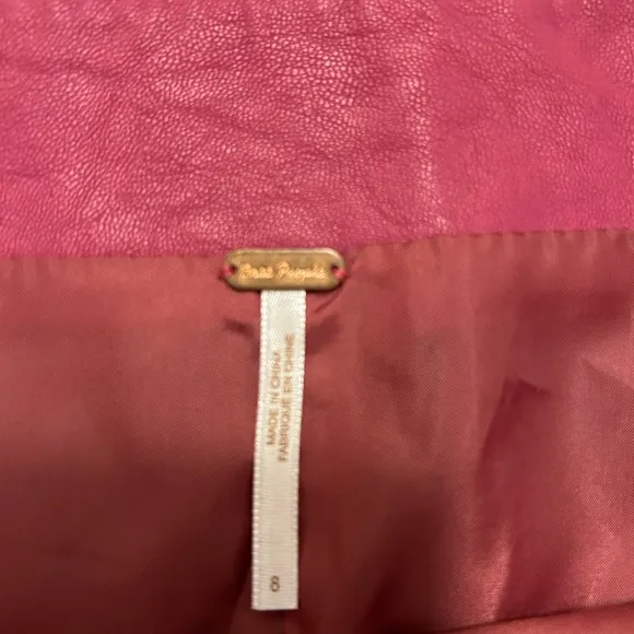 NWT Free People Days In The Sun Size 8 Faux Suede Mini Skirt