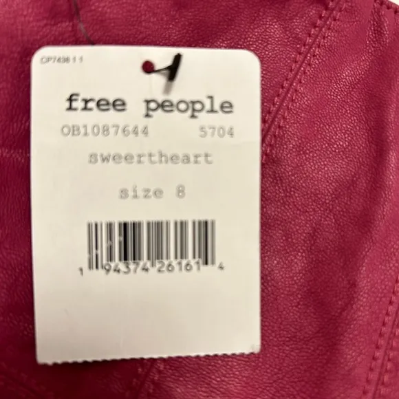 NWT Free People Days In The Sun Size 8 Faux Suede Mini Skirt