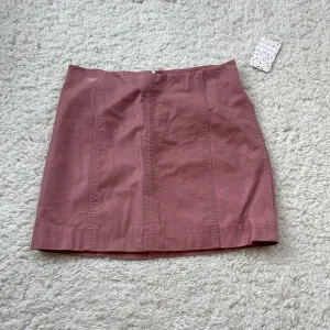 NWT Free People Faux Suede Mini Skirt
