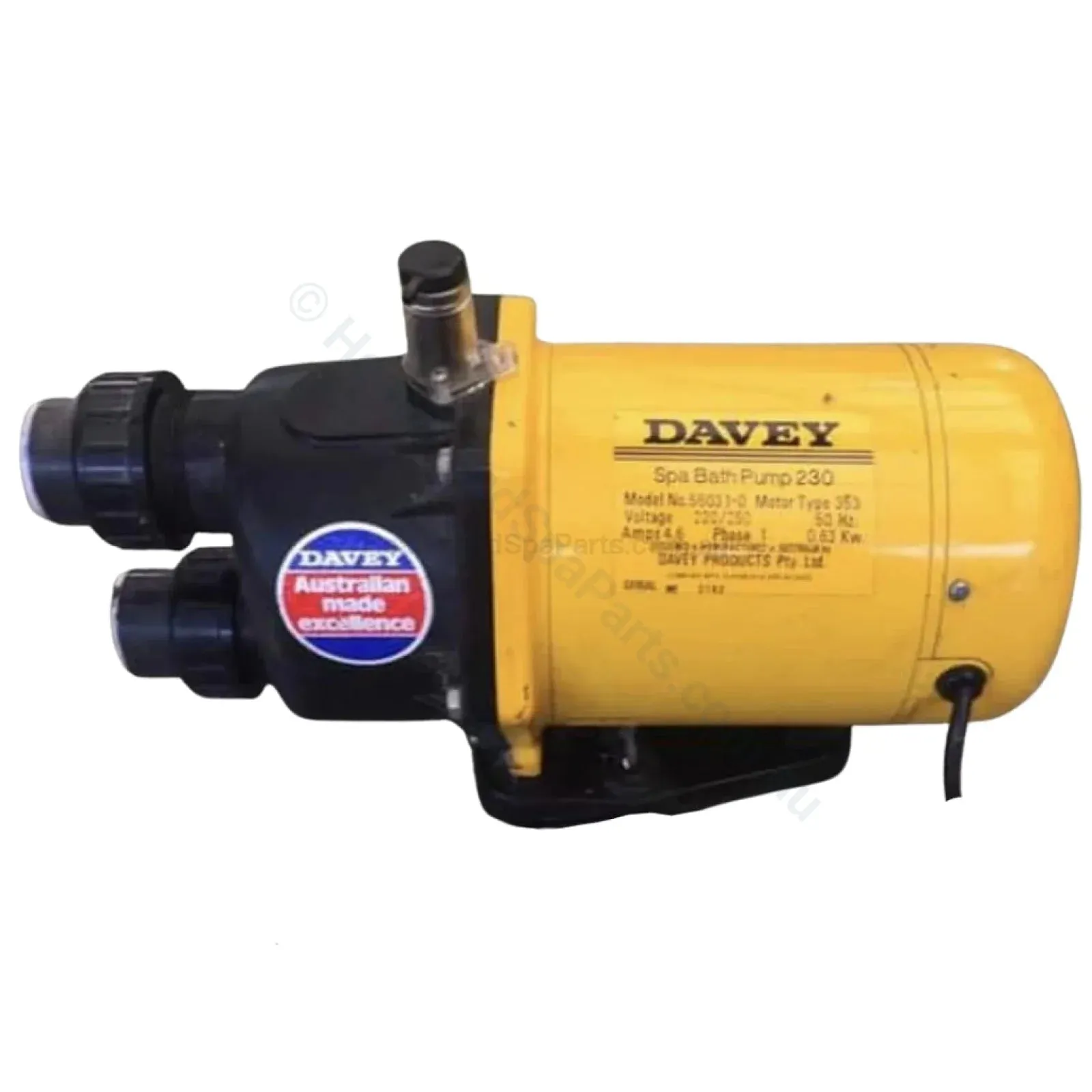 OBSOLETE - Davey Bath Pump Air Bleed