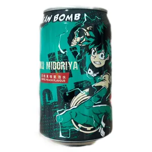 Ocean Bomb My Hero Academia White Peach 330ml ~ 海洋深層汽水我的英雄學院白桃 330ml