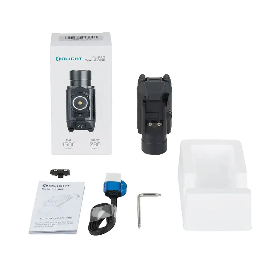 Olight PL-Pro Valkyrie 1500 Lumen Rechargeable Rail Mount Light