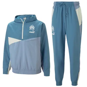 Olympique Marseille streetwear woven presentation tracksuit 2023 - Puma