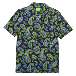 PAISLEY S/S WOVEN TOP