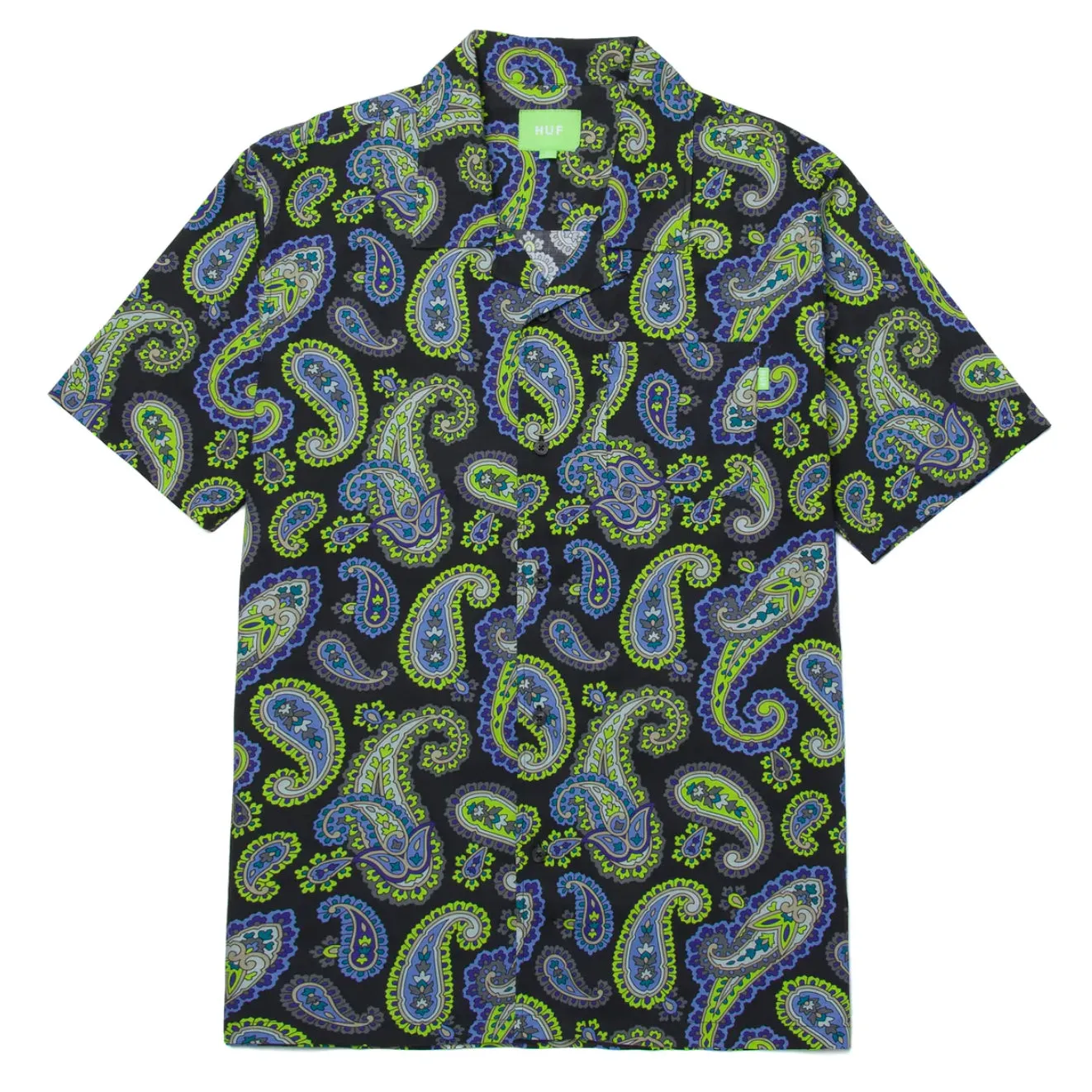 PAISLEY S/S WOVEN TOP