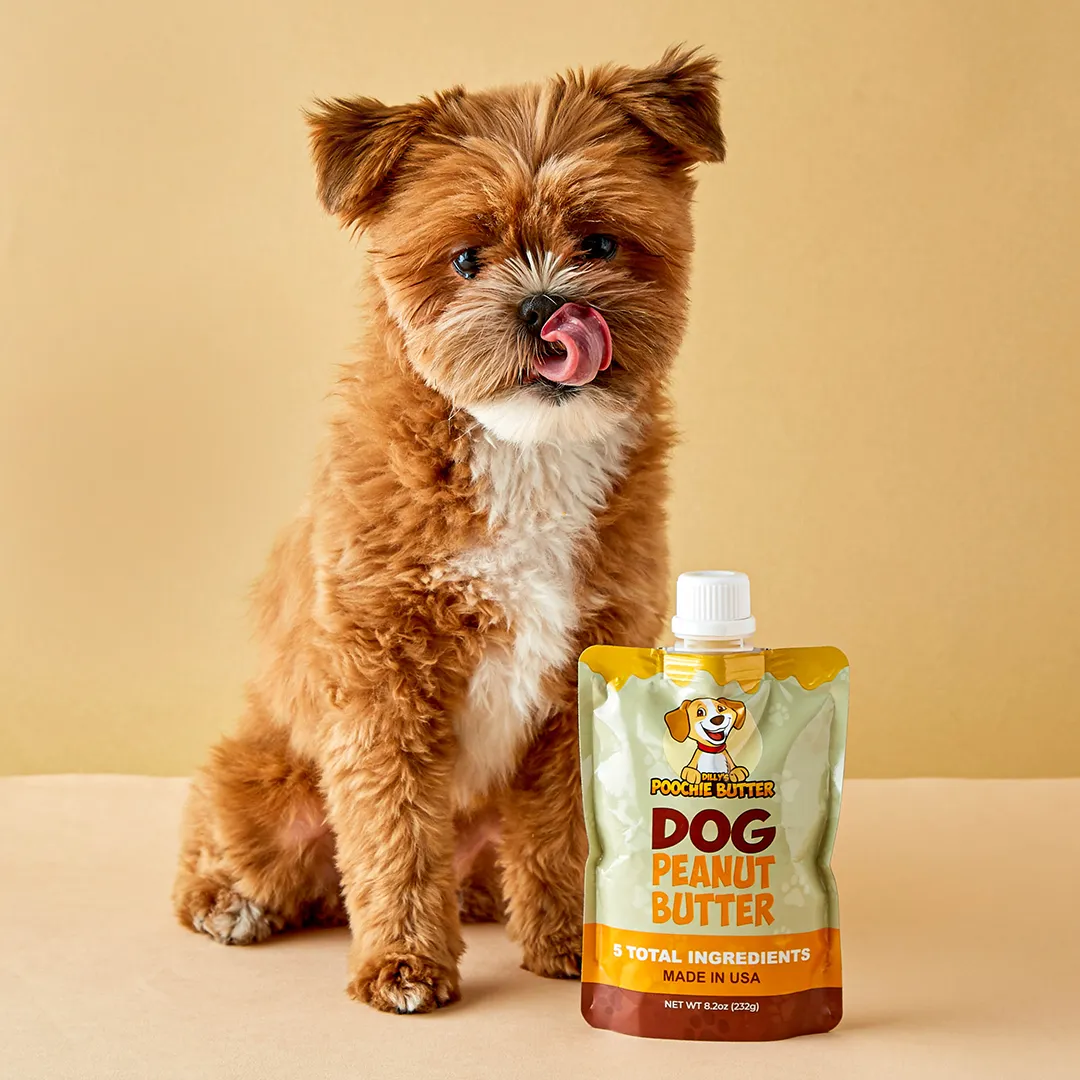 Peanut Butter Squeeze Packs 8.2 oz. by Poochie Butter