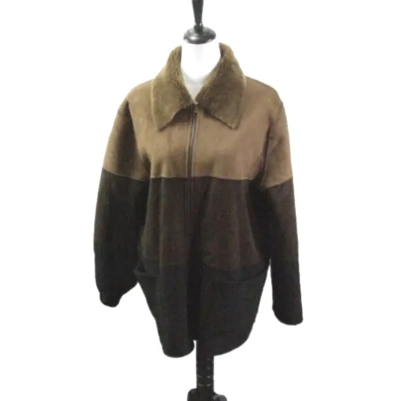Penningtons Tri-Color Reversible Winter Jacket Size  X