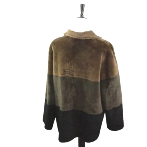 Penningtons Tri-Color Reversible Winter Jacket Size  X