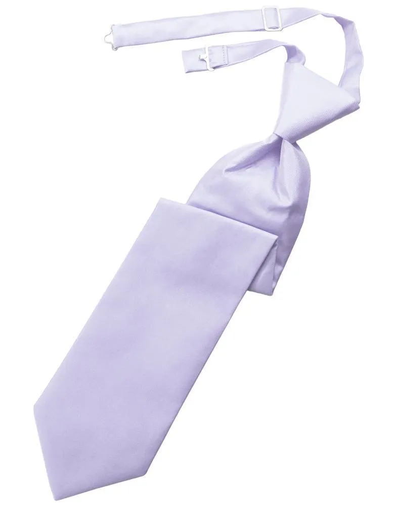 Periwinkle Solid Twill Kids Necktie