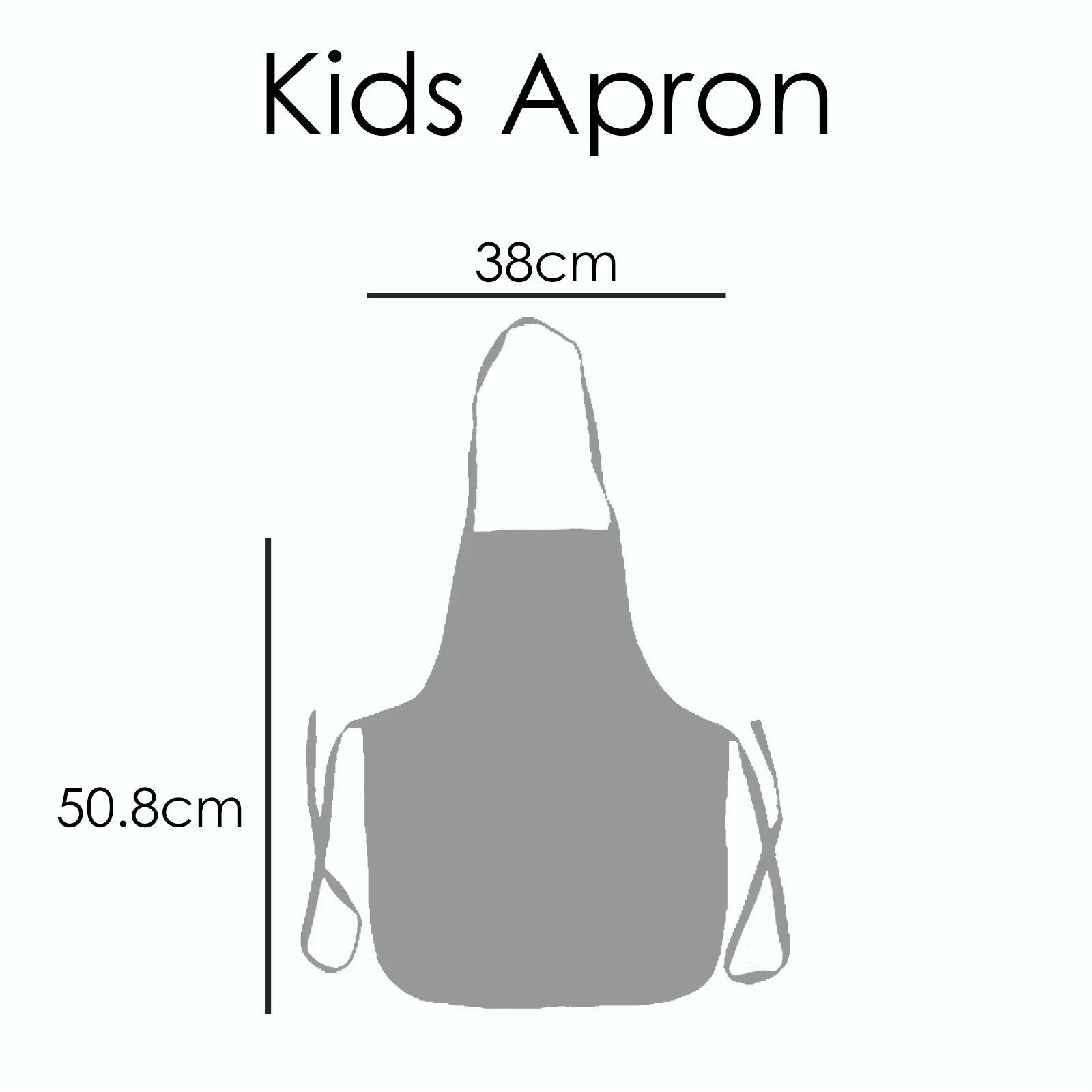 Personalised Canvas Apron with Stylish Text and Forever Friend Monster Message